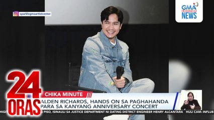 Alden Richards, hands on sa paghahanda para sa kanyang anniversary concert | 24 Oras