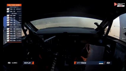 WRC 2025 Saudi Arabia SS13 Tanak Puncture