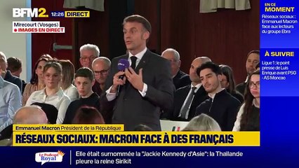 Emmanuel Macron veut interdire les téléphones portables dans les lycées dès "la rentrée prochaine"