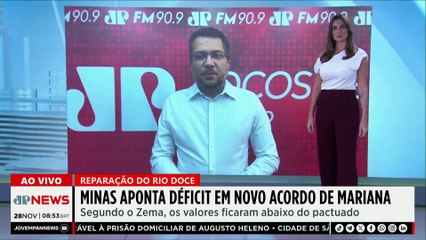 Minas aponta déficit em novo acordo de Mariana