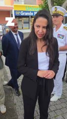 La ministre Naïma Moutchou va a la rencontre des habitants de Bras Fusil