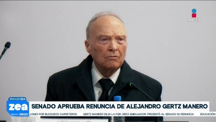 Senado aprueba renuncia de Alejandro Gertz Manero como Fiscal General de la República