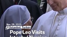 Pope Leo Visits Istanbul Nursing Home