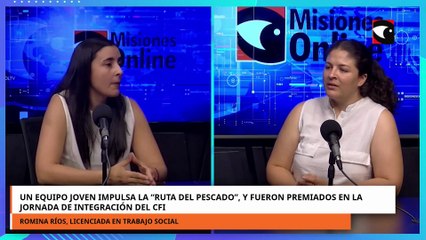Un equipo joven impulsa la ruta del pescado y fueron premiados en la jornada de integración del CFI