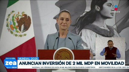 Claudia Sheinbaum anuncia inversión de dos mil millones de pesos