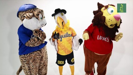 La pelota de Altice visita la redacción de Diario Libre junto a las mascotas de la Lidom