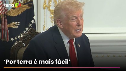 Trump diz que ofensivas terrestres contra narcotráfico na Venezuela começarão 'muito em breve'