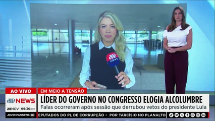 Líder do governo no Congresso elogia Alcolumbre
