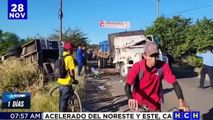 Identifican a algunos de los heridos en el terrible accidente de tránsito en Marcovia, Choluteca
