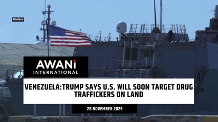 Trump says U.S. will soon target drug traffickers on land