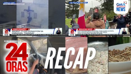 24 Oras: (Part 2) P500 na pang-noche buena, kasya ba? | Donation box sa simbahan, pinagnakawan | Batang nagmamaneho, atbp.
