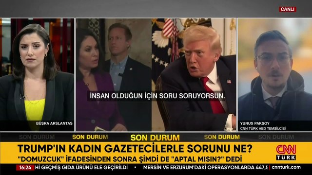 Trump’tan gazeteciye hakaret: “Aptal mısın?”