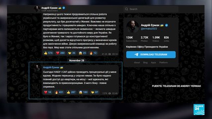 Ucrania: escándalo de corrupción salpica a Andriy Yermak, jefe de gabinete de Zelenski