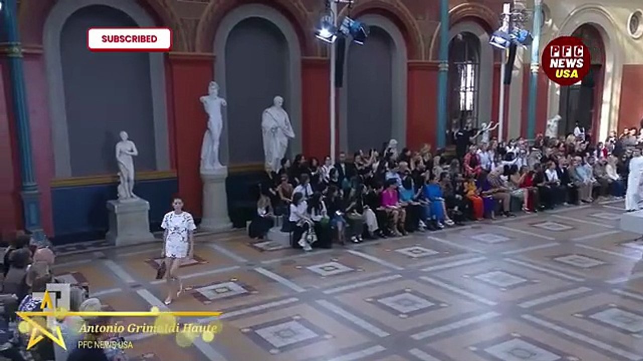 Best Isis Fashion show 2025 _ Antonio Grimaldi Haute Couture Spring 2025 _ Paris Fashion Week