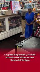 💥 Un hombre comenzó a grabar a una mujer que llevaba un paquete de 40 botellas de agua en la cabeza, pero al darse cuenta, ella no dudó en lanz@rle el paquete.