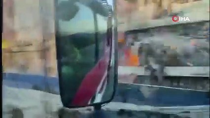 Balıkesir-Bandırma Yolunda Tır Alev Alev Yandı!