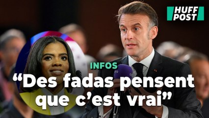 Emmanuel Macron évoque les complotistes comme Candace Owens et les « fadas » qui les croient