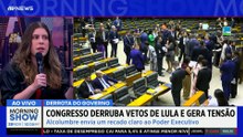DERROTA histórica ao governo! Congresso DERRUBA VETOS de Lula e gera TENSÃO