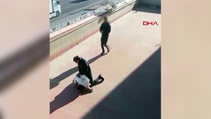 Kayseri’de 10 yıl hapisle aranan hükümlü, terasta yakalandı