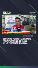Segundo punto habilitado para permisos de viaje en la Terminal Bimodal