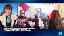 Informe desde Roma: Italia protesta contra el aumento del gasto militar de Giorgia Meloni