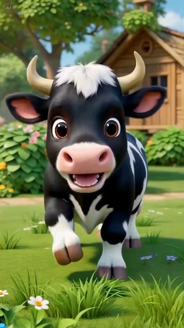 ⁣cows dogs