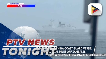 Authorities monitoring China Coast Guard vessel spotted 103 nautical miles off Zambales