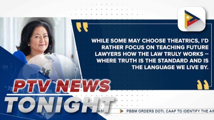 FL Liza Marcos says she’d rather keep her eyes focused on the ball than respond to theatrical accusations