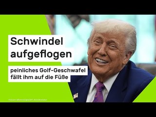 Donald Trump: Schwindel aufgeflogen - peinliches Golf-Geschwafel fällt ihm auf die Füße