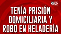Tenía prisión domiciliaria y fue filmado mientras robaba en un comercio