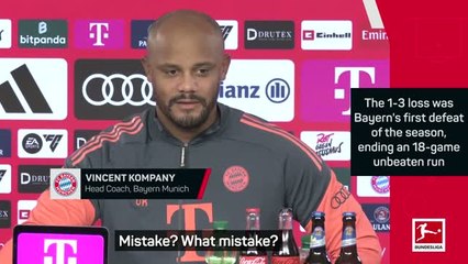 Kompany defends Neuer's 'mistake' against Arsenal