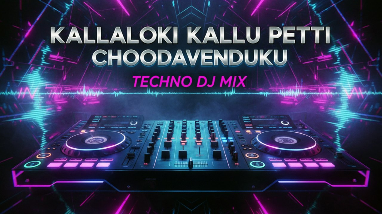 Kallaloki Kallu Petti Choodavenduku (Techno DJ Mix) | Thrilling Heavy Bass Remix | Nuvve Kavali