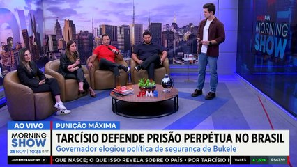 PRISÃO PERPÉTUA no Brasil? Tarcísio defende PUNIÇÃO MÁXIMA para crimes GRAVES