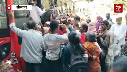 परिवहन मंत्री प्रताप सरनाईक यांची बस स्थानकात अचानक एंट्री, बस डेपो मॅनेजरला तडफडकी केलं निलंबित