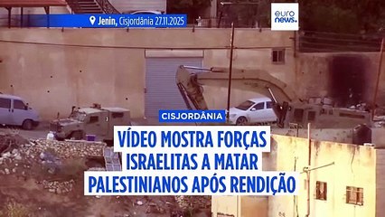 Militares israelitas matam dois palestinianos na Cisjordânia ocupada após aparente rendição