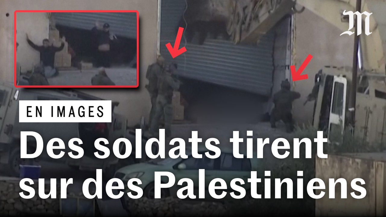 Cisjordanie : les images des soldats israéliens filmés en train de tirer sur deux Palestiniens semblant se rendre