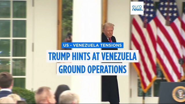 Trump hints at ground operations in Venezuela to combat drug trafficking