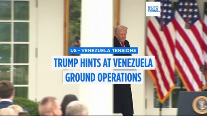 Trump hints at ground operations in Venezuela to combat drug trafficking