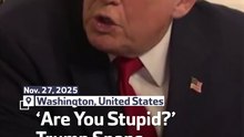 ‘Are You Stupid?’ Trump Snaps At Reporter