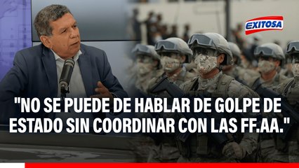 Hernando Cevallos cuestiona condena contra Pedro Castillo: "No se puede de hablar de golpe de Estado sin coordinar con las FF.AA."