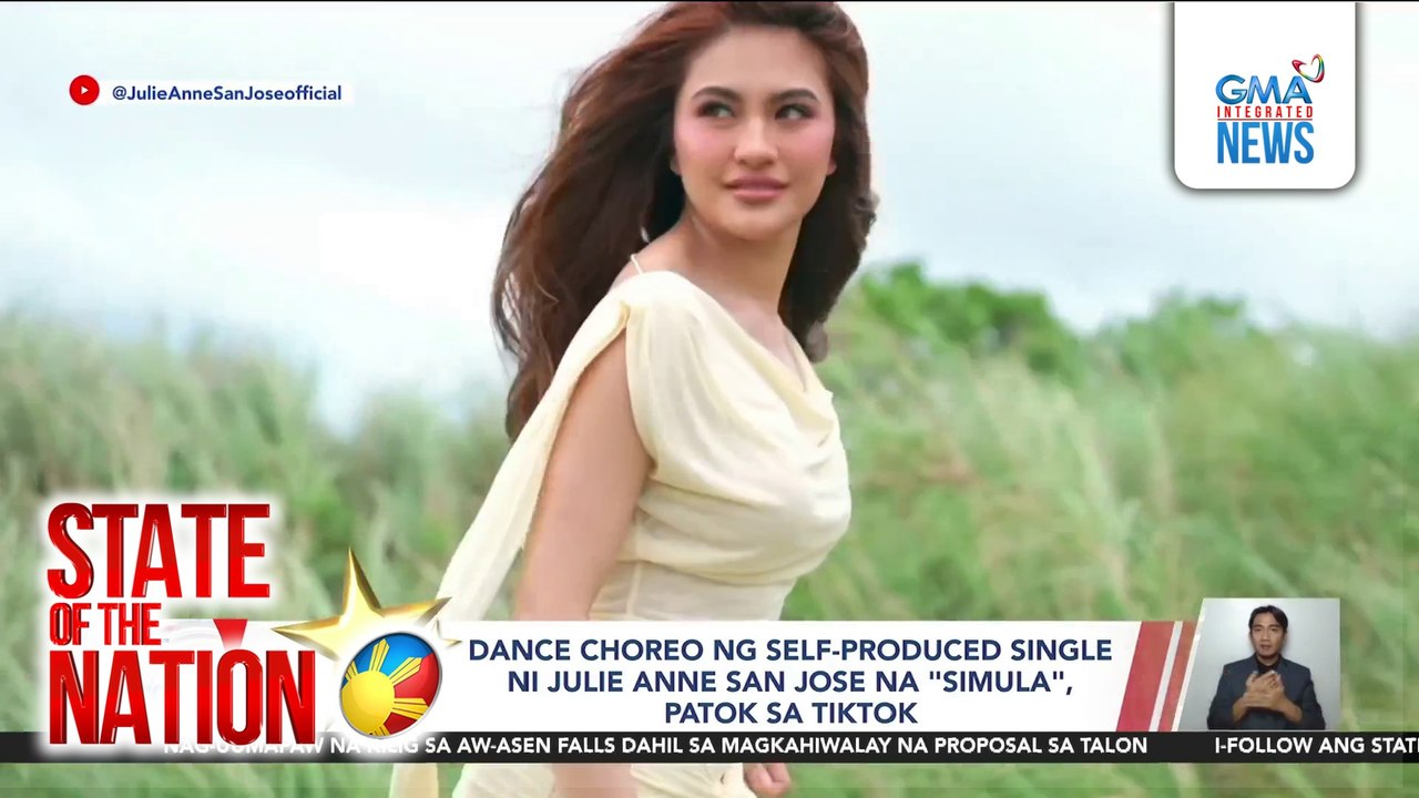 Dance choreo ng self-produced single ni Julie Anne San Jose na "Simula", patok sa Tiktok | SONA