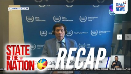 State of the Nation: (RECAP) Pasko sa Hague; Nagsauli ng P110M; Minor takes the wheel