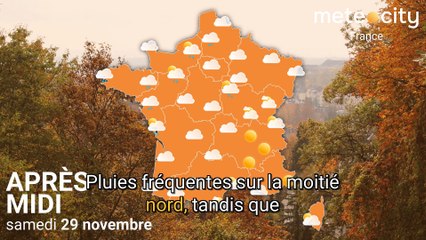 Bulletin météo France du samedi 29 novembre 2025