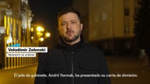 Zelenski afirma que su jefe de gabinete ha dimitido