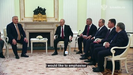 Hungary's Orbán seeks more Russian oil and gas in meeting with Putin