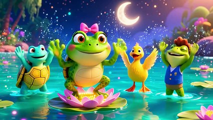 Ribbit-Bam-Bam Kids Song | Dancing Froggy Rhyme for Toddlers | Kindifatoy