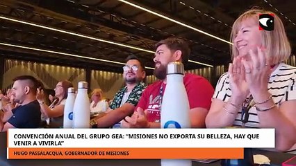 Passalacqua acompañó la apertura del mayor encuentro turístico del país en el Centro de Convenciones Iryapú que se realiza por primera vez fuera de Buenos Aires