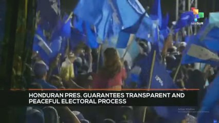 FTS 12:30 28-11: Honduran pres. guarantees transparent and peaceful electoral process
