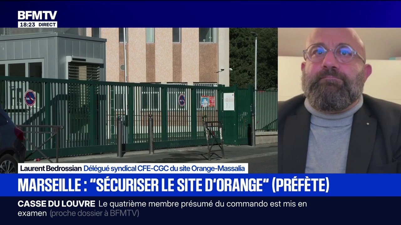 Orange ferme un site à Marseille à cause de l'insécurité: "Trois confinements en trois jours, ce n'est pas un incident", assure Laurent Bedrossian, délégué syndical CFE-CGC