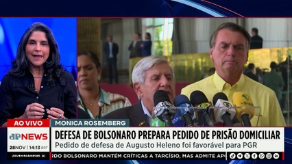 Defesa de Jair Bolsonaro prepara novo pedido de prisão domiciliar | TEMPO REAL
